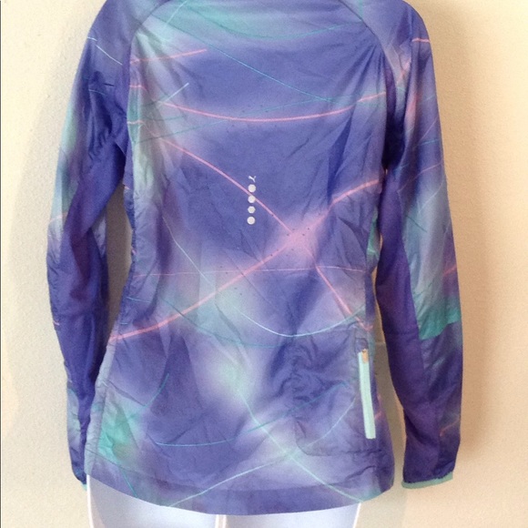 Puma Windbreaker lavender multi colored. NWOT - Picture 2 of 6